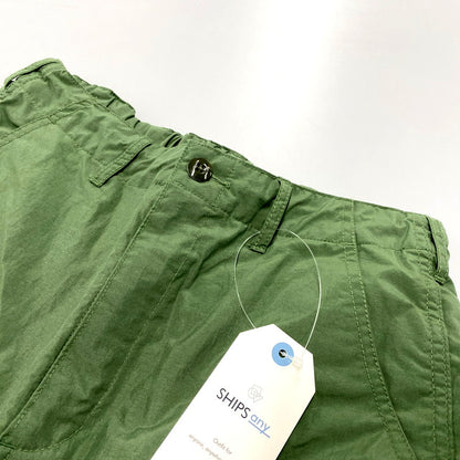 【中古美品】【メンズ】 SHIPS シップス 713-14-0007-6894 NYLON CARGO PANTS ナイロンカーゴパンツ ズボン ボトムス 158-250209-ma-12-izu サイズ：M カラー：オリーブ 万代Net店