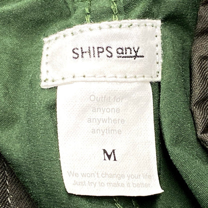 【中古美品】【メンズ】 SHIPS シップス 713-14-0007-6894 NYLON CARGO PANTS ナイロンカーゴパンツ ズボン ボトムス 158-250209-ma-12-izu サイズ：M カラー：オリーブ 万代Net店