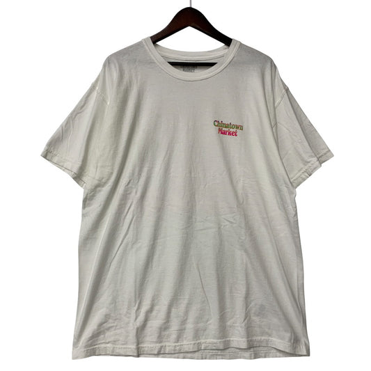 【中古品】【メンズ】 CHINATOWN MARKET チャイナタウンマーケット 別注 1217-343-6924-0170 LAWYER TEE 半袖 Tシャツ トップス 142-250717-rk-15-izu サイズ：L カラー：ホワイト 万代Net店