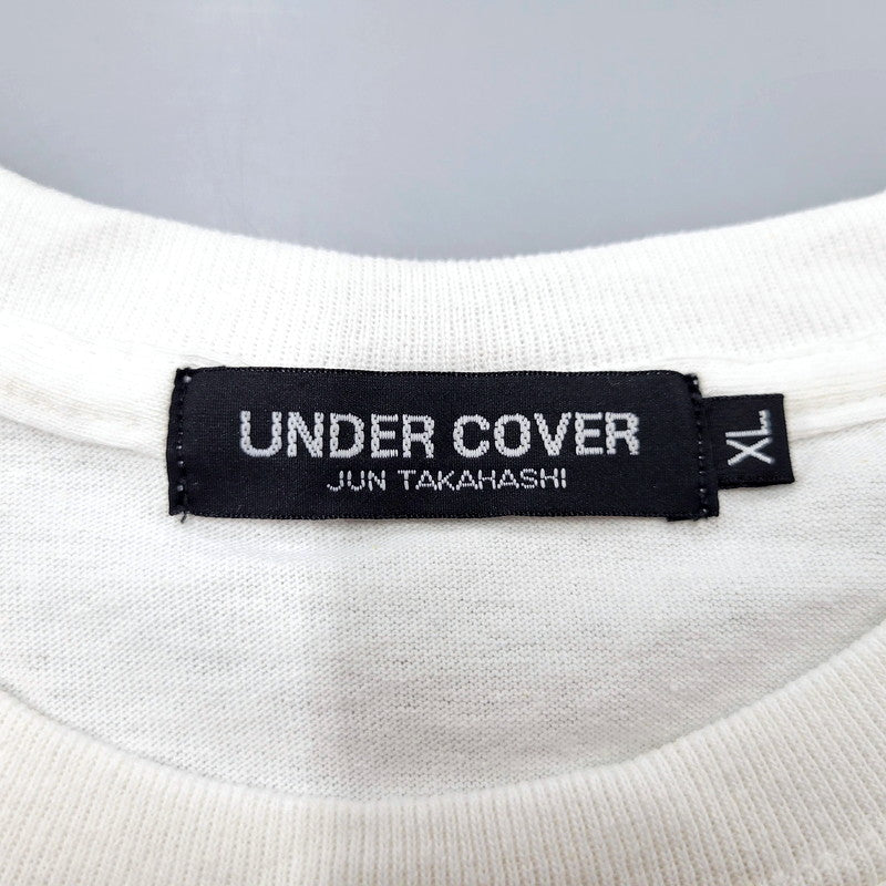 【中古美品】【メンズ】 UNDERCOVER アンダーカバー STAY HOME TEE UCY9825 ステイホーム Tシャツ 半袖 トップス 140-250206-as-38-izu サイズ：XL カラー：ホワイト 万代Net店