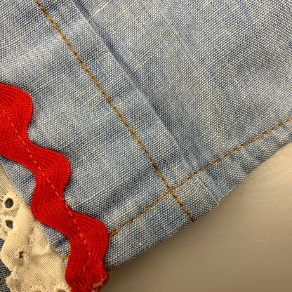 【中古品】【メンズ】 Wrangler ラングラー 70S ”FLOWER" LS WESTERN SHIRT 70年代 フラワー ロングスリーブウェスタンシャツ トップス 長袖 146-250209-ma-01-izu サイズ：不明 カラー：青 万代Net店