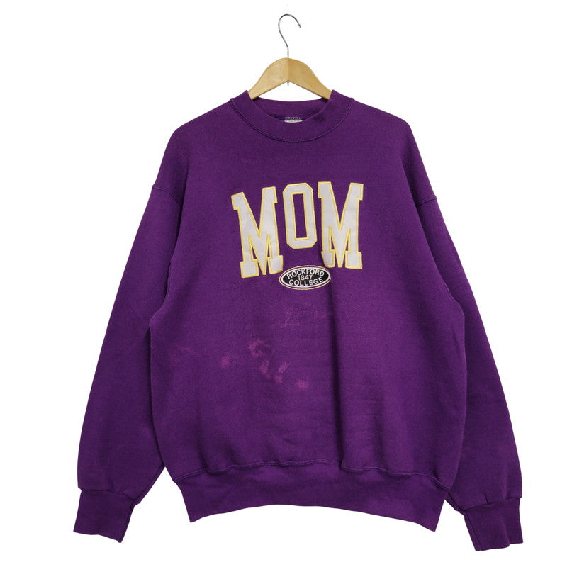 【現状渡し品】【メンズ】 FRUIT OF THE LOOM フルーツオブザルーム MOM SWEATSHIRT スウェットシャツ USA製 トレーナー 長袖 トップス 146-250728-as-18-izu サイズ：XL カラー：パープル 万代Net店