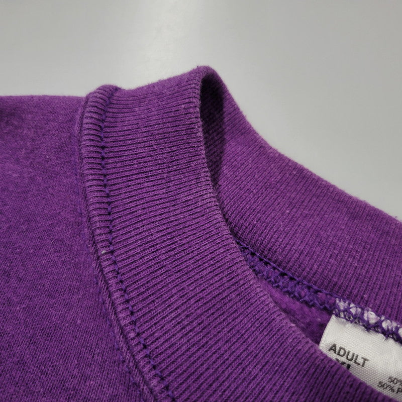 【現状渡し品】【メンズ】 FRUIT OF THE LOOM フルーツオブザルーム MOM SWEATSHIRT スウェットシャツ USA製 トレーナー 長袖 トップス 146-250728-as-18-izu サイズ：XL カラー：パープル 万代Net店