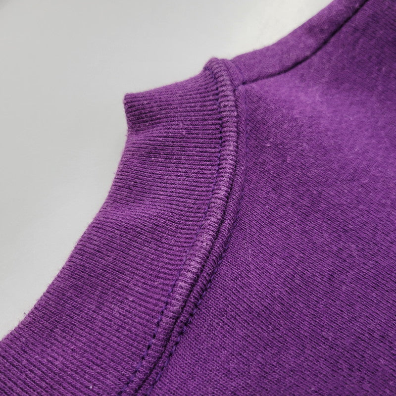 【現状渡し品】【メンズ】 FRUIT OF THE LOOM フルーツオブザルーム MOM SWEATSHIRT スウェットシャツ USA製 トレーナー 長袖 トップス 146-250728-as-18-izu サイズ：XL カラー：パープル 万代Net店