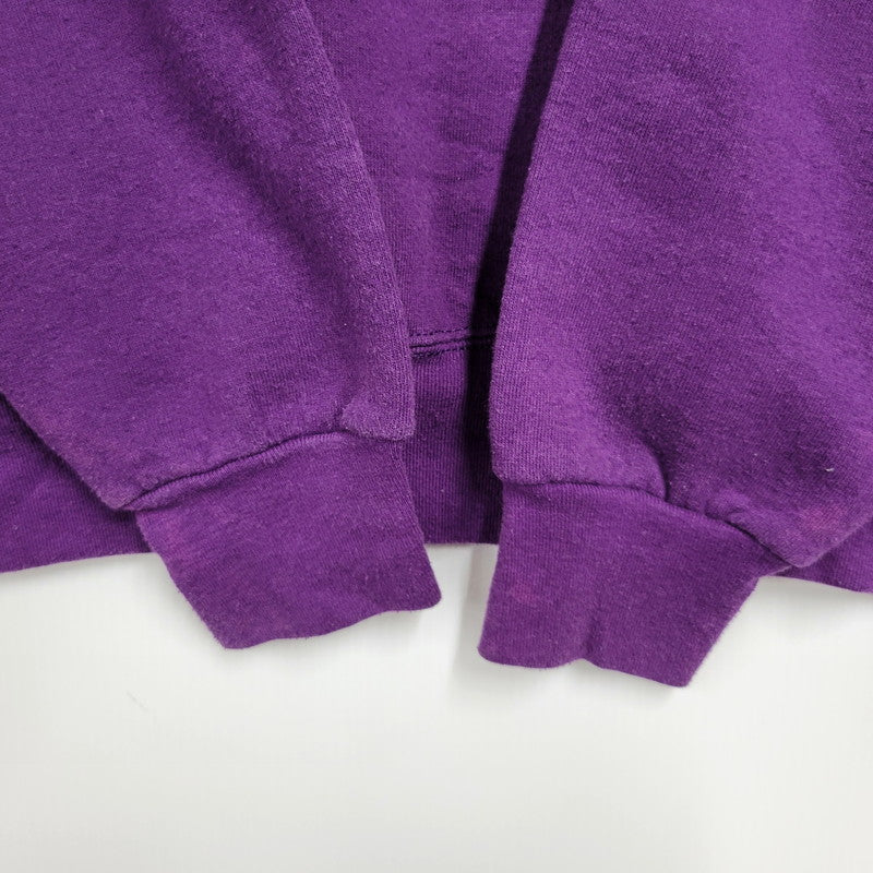 【現状渡し品】【メンズ】 FRUIT OF THE LOOM フルーツオブザルーム MOM SWEATSHIRT スウェットシャツ USA製 トレーナー 長袖 トップス 146-250728-as-18-izu サイズ：XL カラー：パープル 万代Net店