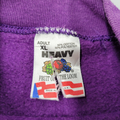 【現状渡し品】【メンズ】 FRUIT OF THE LOOM フルーツオブザルーム MOM SWEATSHIRT スウェットシャツ USA製 トレーナー 長袖 トップス 146-250728-as-18-izu サイズ：XL カラー：パープル 万代Net店