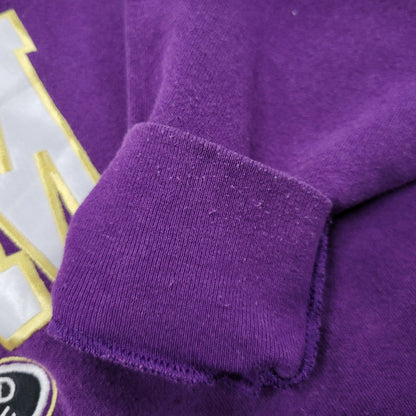 【現状渡し品】【メンズ】 FRUIT OF THE LOOM フルーツオブザルーム MOM SWEATSHIRT スウェットシャツ USA製 トレーナー 長袖 トップス 146-250728-as-18-izu サイズ：XL カラー：パープル 万代Net店