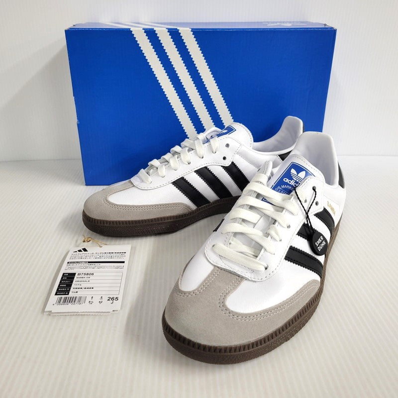 【中古美品】【メンズ】 adidas アディダス SAMBA OG B75806 サンバ OG スニーカー シューズ 靴 161-250201-as-06-izu サイズ：26.5cm カラー：FOOTWEAR WHITE/CORE BLACK/CLEAR GRANITE 万代Net店