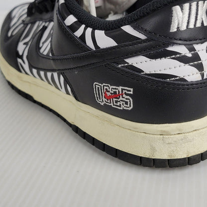 【中古品】【メンズ】 NIKE SB ナイキエスビー × QUARTERSNACKS クウォータースナックス DUNK LOW DM3510-001 ダンク ロー スニーカー シューズ 靴 160-250202-as-07-izu サイズ：27.5cm カラー：BLACK/WHITE 万代Net店