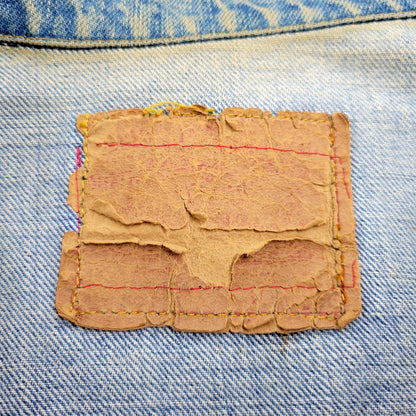 【現状渡し品】【メンズ】 Levi's リーバイス 90S 70502XX 1ST DENIM JACKET CREAM SODA CUSTOM デニムジャケット クリームソーダカスタム 刻印J02 日本製 復刻 1992年製 アウター 146-250202-as-30-izu サイズ：38 カラー：ライトインディゴ 万代Net店