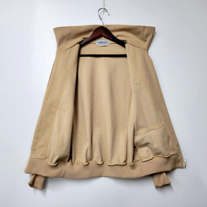 【中古品】【メンズ】 adidas アディダス 80S TRACK JACKET ADA-06F トラックジャケット デサント製 146-250202-as-37-izu サイズ：M カラー：ベージュ 万代Net店