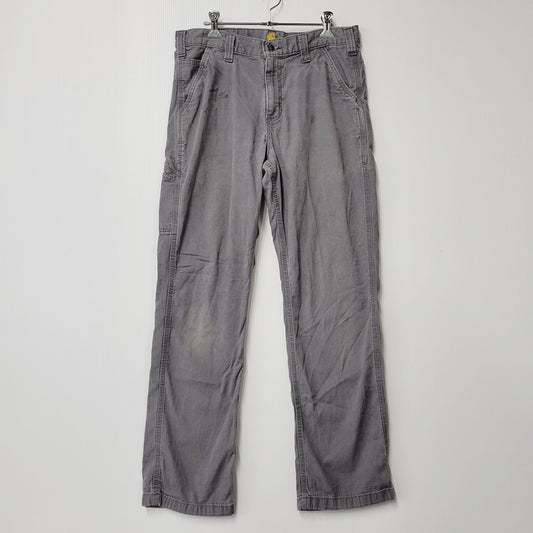 【中古品】【メンズ】 Carhartt カーハート 102291-039 RELAXED FIT STRAIGHT PANTS リラックスフィット ストレートパンツ ズボン ボトムス 157-250209-ma-18-izu サイズ：32×32 カラー：グレー 万代Net店