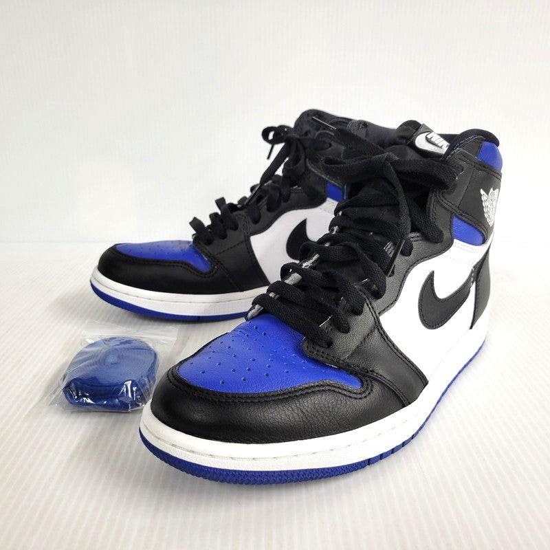【中古品】【メンズ/レディース】 AIR JORDAN 1 RETRO HIGH OG 555088-041 エアジョーダン 1 レトロ ハイ OG スニーカー シューズ 靴 160-250202-as-05-izu サイズ：26cm カラー：BLACK/BLACK-WHITE-GAME ROYAL 万代Net店