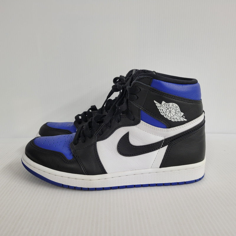 【中古品】【メンズ/レディース】 AIR JORDAN 1 RETRO HIGH OG 555088-041 エアジョーダン 1 レトロ ハイ OG スニーカー シューズ 靴 160-250202-as-05-izu サイズ：26cm カラー：BLACK/BLACK-WHITE-GAME ROYAL 万代Net店