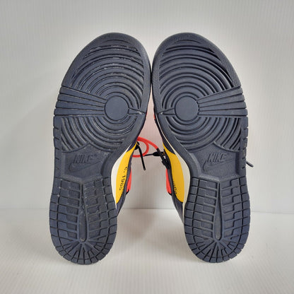 【中古品】【メンズ】 NIKE ナイキ × OFF-WHITE オフホワイト DUNK LOW LTHR CT0856-700 ダンク ロー レザー スニーカー シューズ 靴 160-250202-as-04-izu サイズ：27cm カラー：UNIVERSITY GOLD/MIDNIGHT NAVY 万代Net店