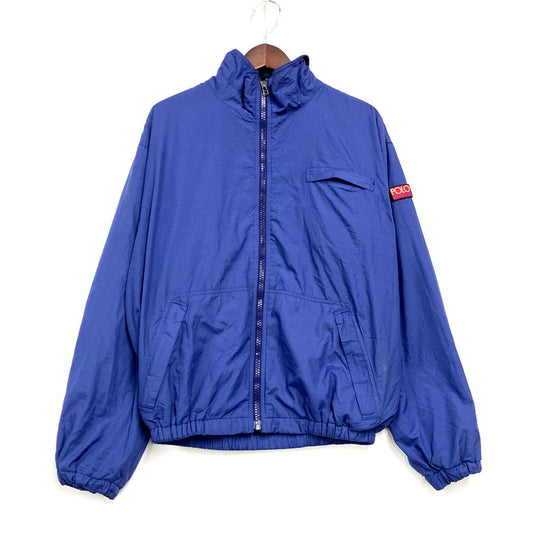 【中古品】【メンズ】 Polo by Ralph Lauren ポロバイラルフローレン 90S FLEECE LINER NYLON BLOUSON JACKET フリース ライナー ナイロン ブルゾン ジャケット アウター 146-250202-as-20-izu サイズ：M カラー：ブルー 万代Net店