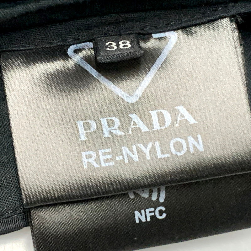 【中古品】【メンズ】 PRADA プラダ TRIANGLE PLATE NYLON PANTS ACS1 2020 1703 トライアングルプレート ナイロンパンツ ボトムス 152-250202-as-18-izu サイズ：38 カラー：ブラック 万代Net店