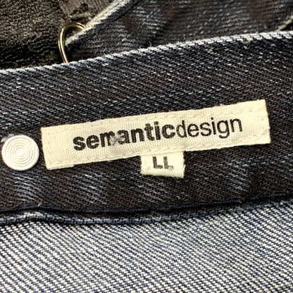 【現状渡し品】【メンズ】 SEMANTIC DESIGN セマンティックデザイン 00S FLARE DENIM PANTS 2-0911 フレアデニムパンツ ボトムス 157-250202-as-16-izu サイズ：LL カラー：インディゴ 万代Net店