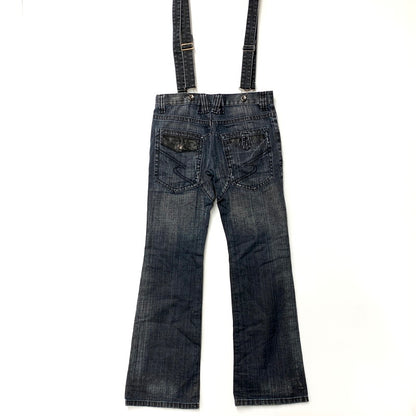 【現状渡し品】【メンズ】 SEMANTIC DESIGN セマンティックデザイン 00S FLARE DENIM PANTS 2-0911 フレアデニムパンツ ボトムス 157-250202-as-16-izu サイズ：LL カラー：インディゴ 万代Net店