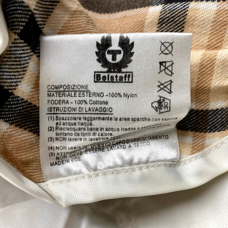 【現状渡し品】【メンズ】 BELSTAFF ベルスタッフ MOTOR CYCLE JACKET モーターサイクルジャケット アウター 長袖 146-250208-ma-18-izu サイズ：46 カラー：白 万代Net店