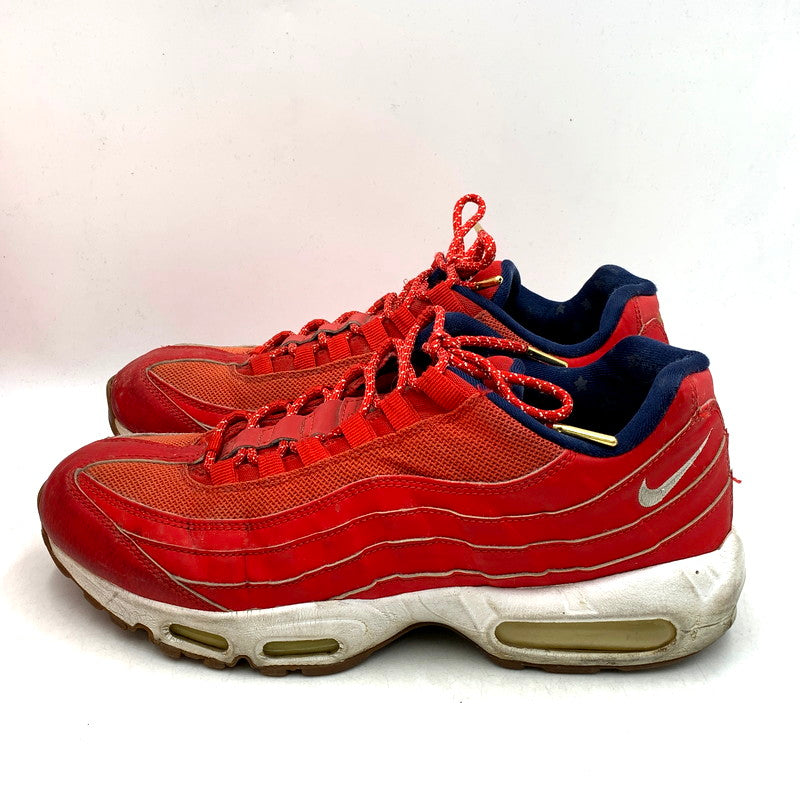 【現状渡し品】【メンズ】 NIKE ナイキ AIR MAX 95 PRM 538416-614 エアマックス 95 プレミアム スニーカー シューズ 靴 160-250205-as-31-izu サイズ：27.5cm カラー：UNIVERSITY RED/WHITE-MID NAVY 万代Net店
