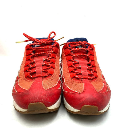 【現状渡し品】【メンズ】 NIKE ナイキ AIR MAX 95 PRM 538416-614 エアマックス 95 プレミアム スニーカー シューズ 靴 160-250205-as-31-izu サイズ：27.5cm カラー：UNIVERSITY RED/WHITE-MID NAVY 万代Net店