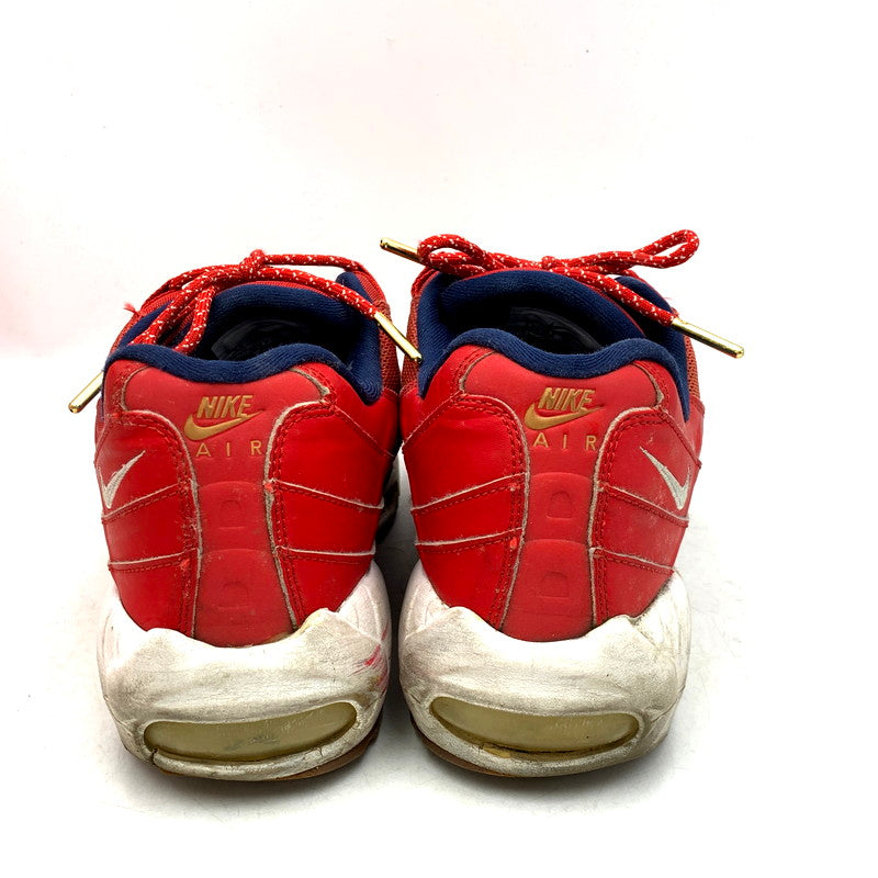 【現状渡し品】【メンズ】 NIKE ナイキ AIR MAX 95 PRM 538416-614 エアマックス 95 プレミアム スニーカー シューズ 靴 160-250205-as-31-izu サイズ：27.5cm カラー：UNIVERSITY RED/WHITE-MID NAVY 万代Net店