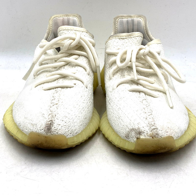 【中古品】【レディース】 adidas アディダス YEEZY BOOST 350 V2 CP9366 イージーブースト 350 V2 スニーカー シューズ 靴 166-250205-as-34-izu サイズ：23cm カラー：CWHITE/CWHITE/CWHITE 万代Net店