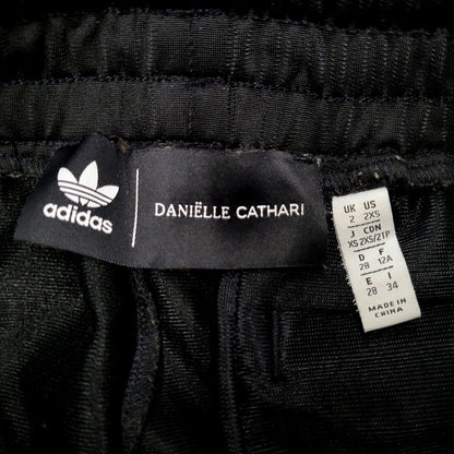 【中古品】【レディース】 adidas アディダス × DANIELLE CATHARI ダニエルカタリ TRACK PANTS DZ7513 トラックパンツ ボトムス 168-250207-as-40-izu サイズ：XS カラー：ブラック 万代Net店