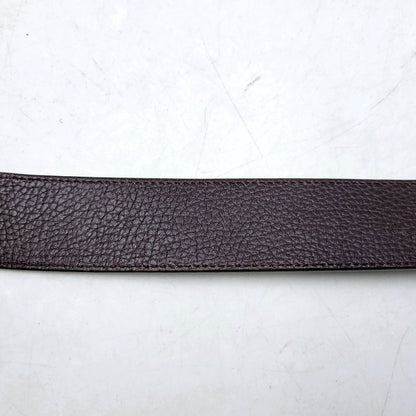 【中古品】【メンズ/レディース】 GUCCI グッチ GG LEATHER BELT 450000 レザーベルト 小物 183-250204-as-13-izu カラー：ブラウン系 万代Net店