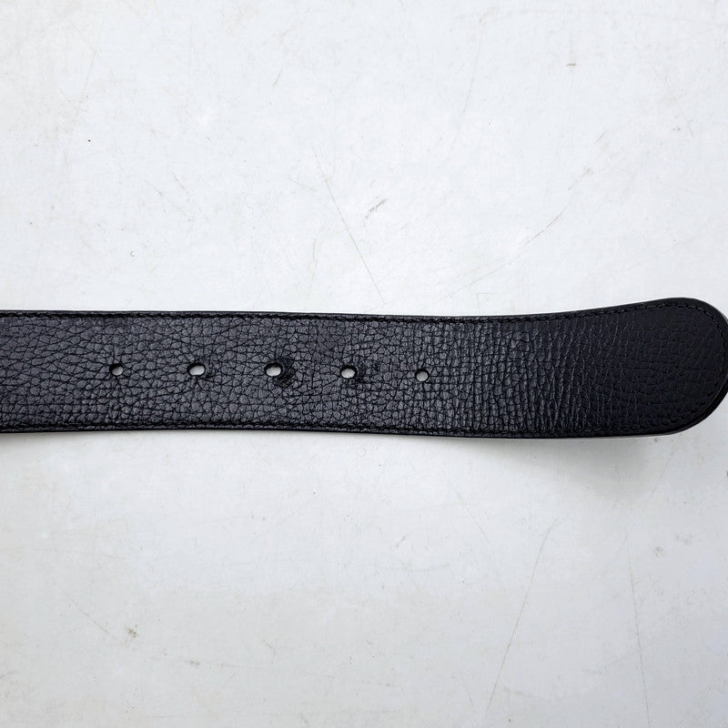 【中古品】【メンズ/レディース】 GUCCI グッチ GG LEATHER BELT 450000 レザーベルト 小物 183-250204-as-13-izu カラー：ブラウン系 万代Net店