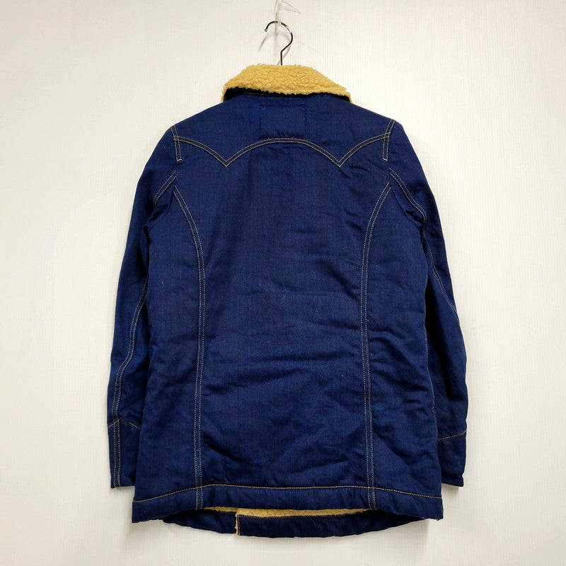 【中古品】【メンズ】 TMT ティーエムティー DENIM STRETCH BOA P-COAT TJK-F1408 デニム ストレッチ ボア Pコート ジャケット アウター 140-250207-as-33-izu サイズ：S カラー：インディゴ 万代Net店