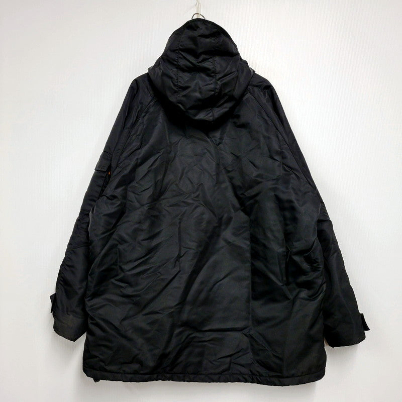 【中古品】【メンズ】  ALPHA INDUSTRIES アルファ インダストリーズ PRIMALOFT HOODED COAT X22-2806 プリマロフト フーデッド コート ジャケット アウター 145-250207-as-34-izu サイズ：5L カラー：ブラック 万代Net店