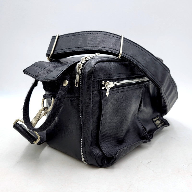 【中古美品】【メンズ/レディース】 PORTER ポーター FREESTYLE SHOULDER BAG フリースタイル ショルダーバッグ カバン 鞄 188-250204-as-14-izu カラー：ブラック 万代Net店