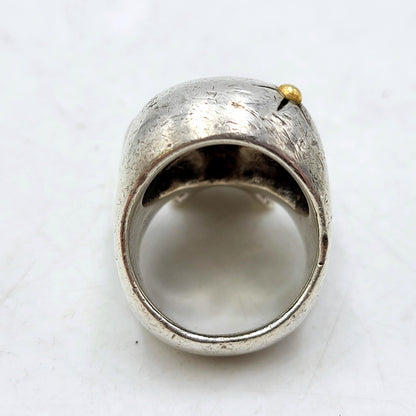 【中古品】【メンズ/レディース】  SUNRISE GOD サンライズゴッド 925 SKULL RING スカルリング 指輪 アクセサリー 192-250204-as-07-izu カラー：シルバー 万代Net店