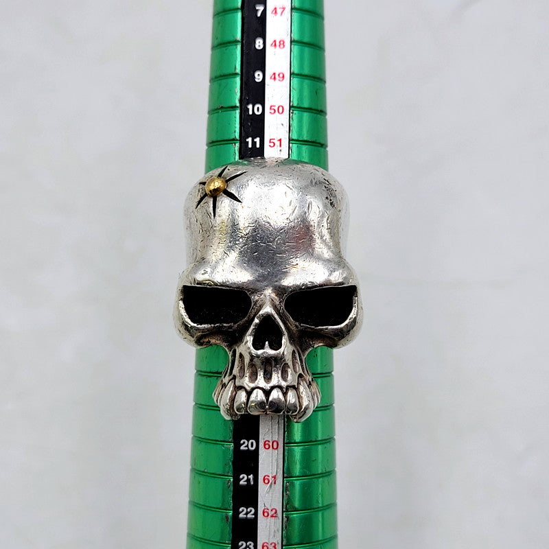 【中古品】【メンズ/レディース】  SUNRISE GOD サンライズゴッド 925 SKULL RING スカルリング 指輪 アクセサリー 192-250204-as-07-izu カラー：シルバー 万代Net店