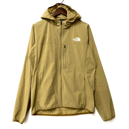 【中古美品】【メンズ】 THE NORTH FACE ザ・ノースフェイス MOUNTAIN SOFTSHELL HOODIE NP22303 マウンテン ソフトシェル フーディ ジャケット アウター 144-250208-as-13-izu サイズ：L カラー：ベージュ 万代Net店