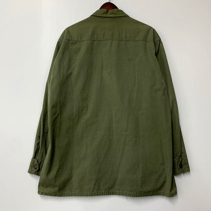 【現状渡し品】【メンズ】  US.ARMY ユーエスアーミー 60S JUNGLE FATIGUE JACKET 8405-935-4711 ジャングル ファティーグ ジャケット アウター 146-250204-as-24-izu サイズ：L-R カラー：グリーン 万代Net店