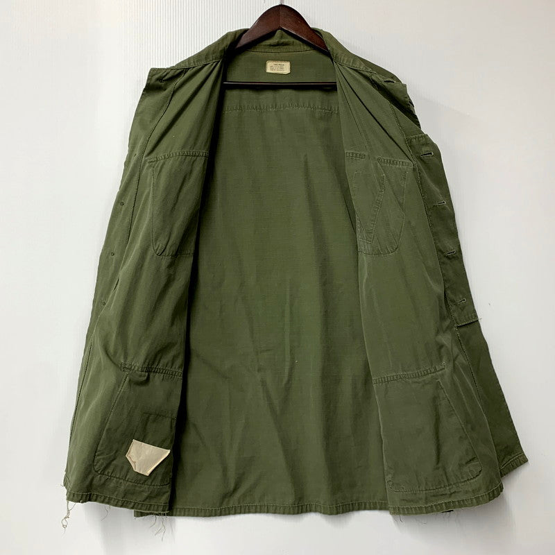 【現状渡し品】【メンズ】  US.ARMY ユーエスアーミー 60S JUNGLE FATIGUE JACKET 8405-935-4711 ジャングル ファティーグ ジャケット アウター 146-250204-as-24-izu サイズ：L-R カラー：グリーン 万代Net店