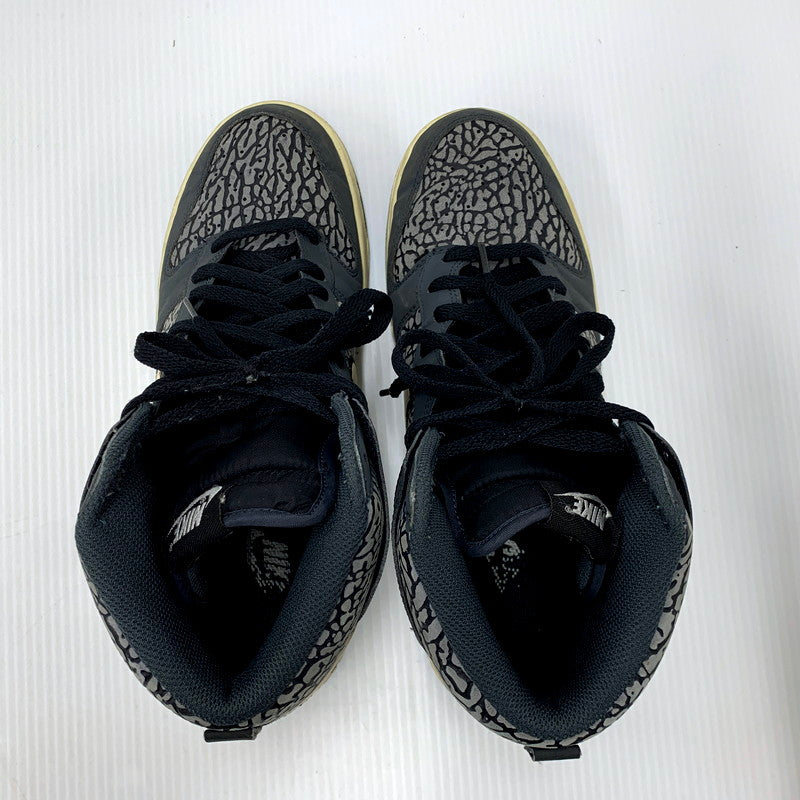 【中古品】【メンズ】 NIKE ナイキ DUNK HIGH 317982-007 ダンク ハイ 2013年製 スニーカー シューズ 靴 160-250205-as-05-izu サイズ：27.5cm カラー：BLACK/WHITE-DARK GREY-ANTHRCT 万代Net店