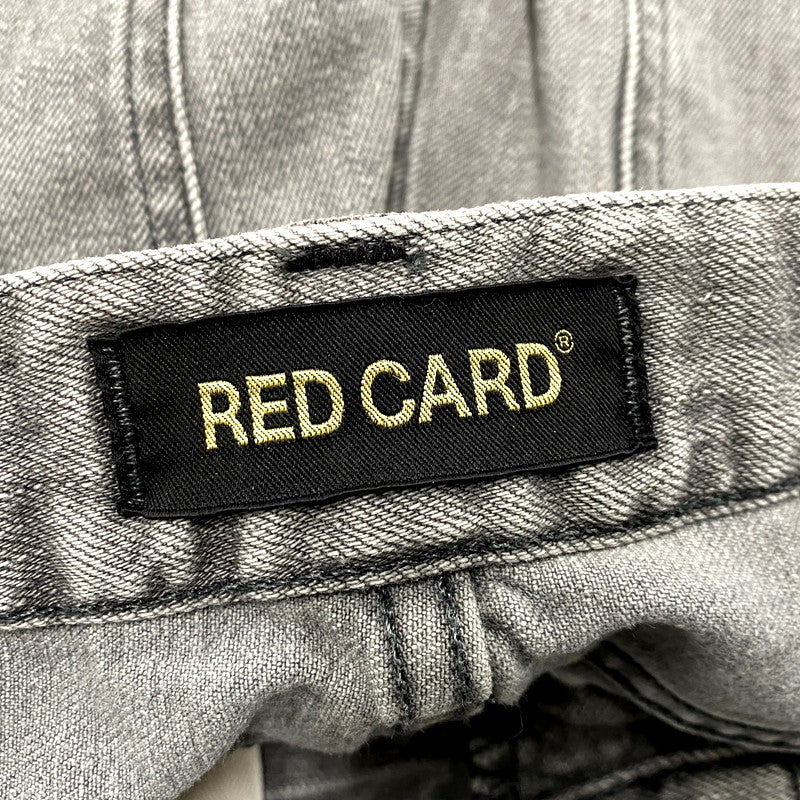 【中古品】【メンズ】 RED CARD レッドカード EF88861 ヴィンテージ加工ストレートパンツ ズボン ボトムス 151-250209-ma-10-izu サイズ：31 カラー：グレー 万代Net店