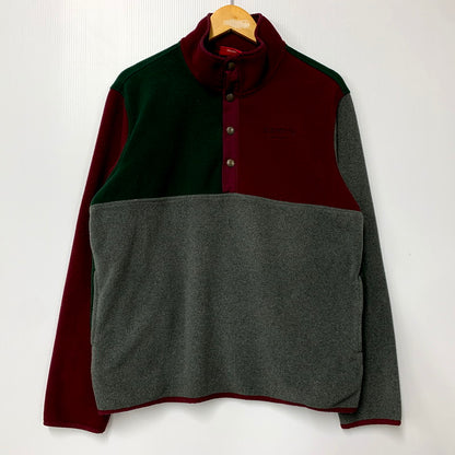 【中古品】【メンズ】 Supreme シュプリーム POLARTEC FLEECE COLOR BLOCKED HALF SNAP ポーラテック フリース ハーフスナップ 長袖 トップス 149-250710-as-21-izu サイズ：M カラー：マルチカラー 万代Net店