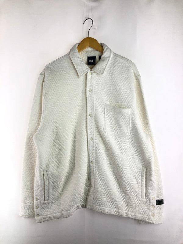【中古品】【メンズ】 KITH キス QUILTED INTERLOCK GINZA SHIRT KHM031413 キルティッド インターロック ギンザ シャツ 長袖シャツ 142-251108-na-02-tag サイズ：XL カラー：ホワイト 万代Net店