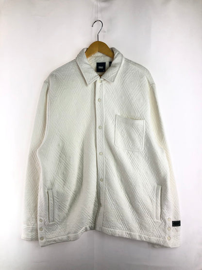 【中古品】【メンズ】 KITH キス QUILTED INTERLOCK GINZA SHIRT KHM031413 キルティッド インターロック ギンザ シャツ 長袖シャツ 142-251108-na-02-tag サイズ：XL カラー：ホワイト 万代Net店