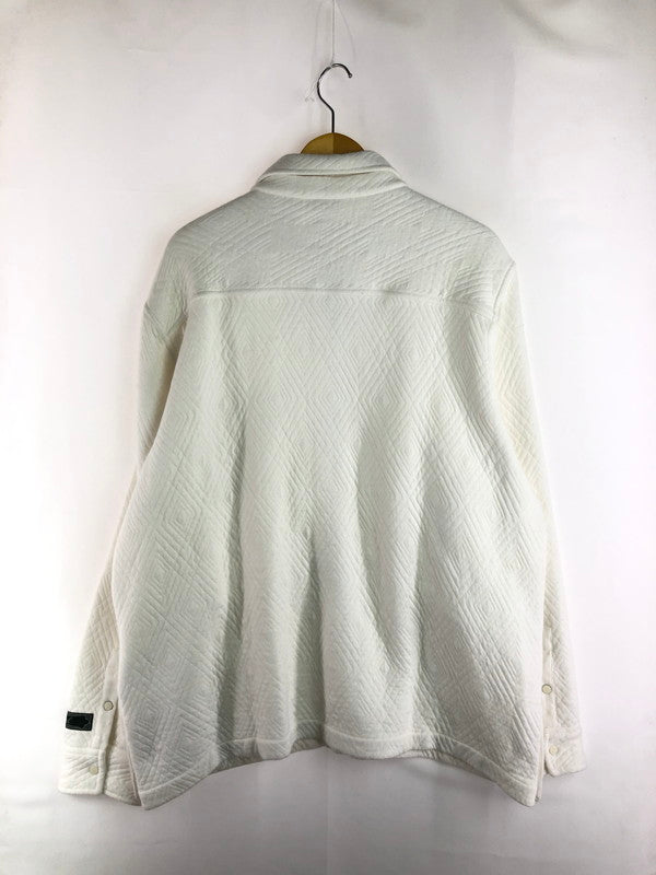【中古品】【メンズ】 KITH キス QUILTED INTERLOCK GINZA SHIRT KHM031413 キルティッド インターロック ギンザ シャツ 長袖シャツ 142-251108-na-02-tag サイズ：XL カラー：ホワイト 万代Net店