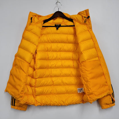 【中古美品】【メンズ】 adidas アディダス ITAVIC MIDWEIGHT HOODED JACKET GQ2348 ミッドウェイト フーデッド ジャケット アウター 148-250224-as-06-izu サイズ：XO カラー：オレンジ 万代Net店