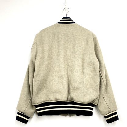 【中古品】【メンズ】 WHITESVILLE ホワイツビル ONE LETTER WOOL MELTON AWARD JACKET WV13683 ワンレター ウールメルトン アワードジャケット アウター 145-250205-as-23-izu サイズ：40 カラー：グレー 万代Net店