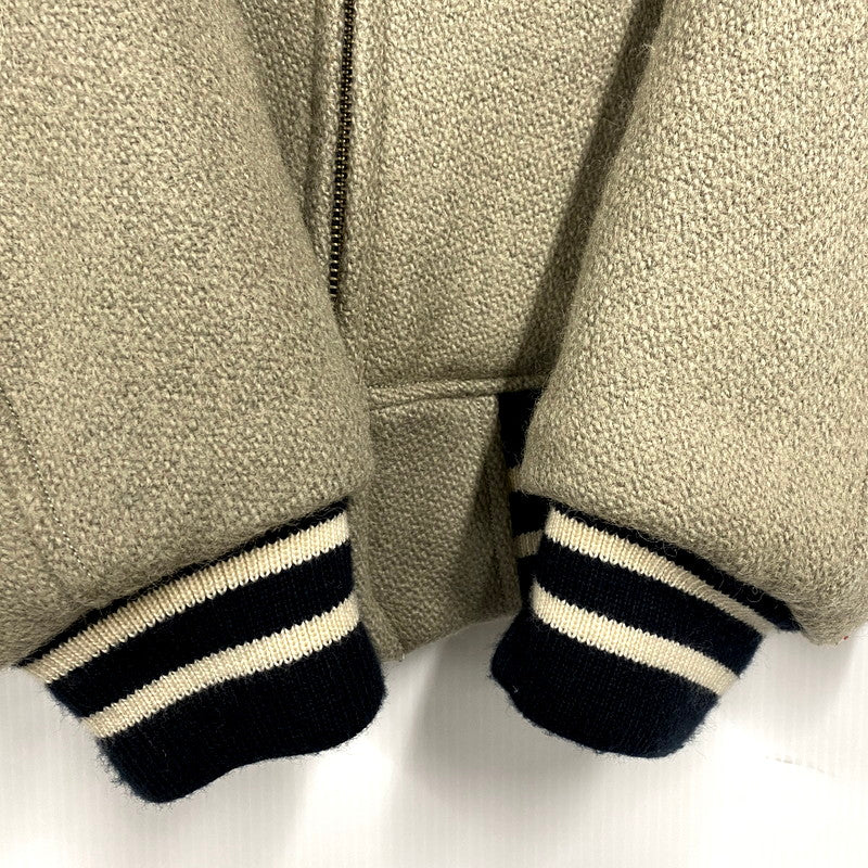 【中古品】【メンズ】 WHITESVILLE ホワイツビル ONE LETTER WOOL MELTON AWARD JACKET WV13683 ワンレター ウールメルトン アワードジャケット アウター 145-250205-as-23-izu サイズ：40 カラー：グレー 万代Net店