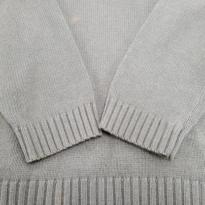 【中古品】【メンズ】 CHAPS RALPH LAUREN COTTON KNIT SWEATER チャップス ラルフローレン コットン ニット セーター 長袖 ロゴ 刺繍 トップス 146-250721-ay-04-izu カラー：グリーン系 万代Net店