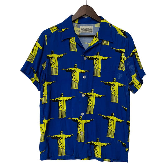 【中古品】【メンズ】 WACKO MARIA ワコマリア CORCOVADO HAWAIIAN SHIRT コルコバード ハワイアン シャツ トップス 142-260429-kh-12-izu サイズ：M カラー：ブルー 万代Net店
